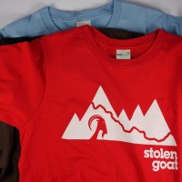 Stolen Goat Organic Cotton Mountain Track Tee Shirts