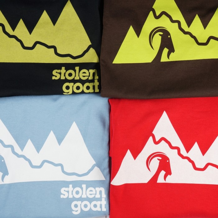 Stolen Goat Organic Cotton Mountain Track Tee Shirts