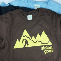Stolen Goat Organic Cotton Mountain Track Tee Shirts