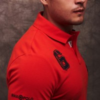Chunk Clothing Classic Bike Polo Shirt Orange