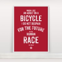 Anthony Oram Human Race Print Limited Edition 2 Red