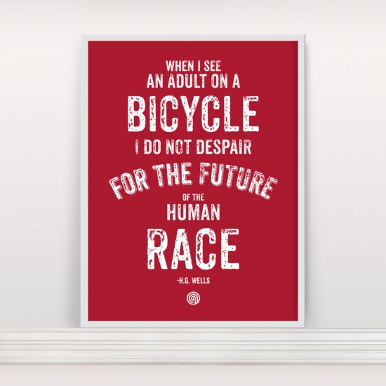 Anthony Oram Human Race Print Limited Edition 2 Red