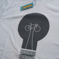 Pedal Power Bicycle T Shirt by Rebecca J Kaye (2)