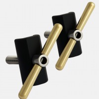 Brompfication Titanium Hinge Clamp for Brompton Upgrade Brass Handle 200x200   cycling 