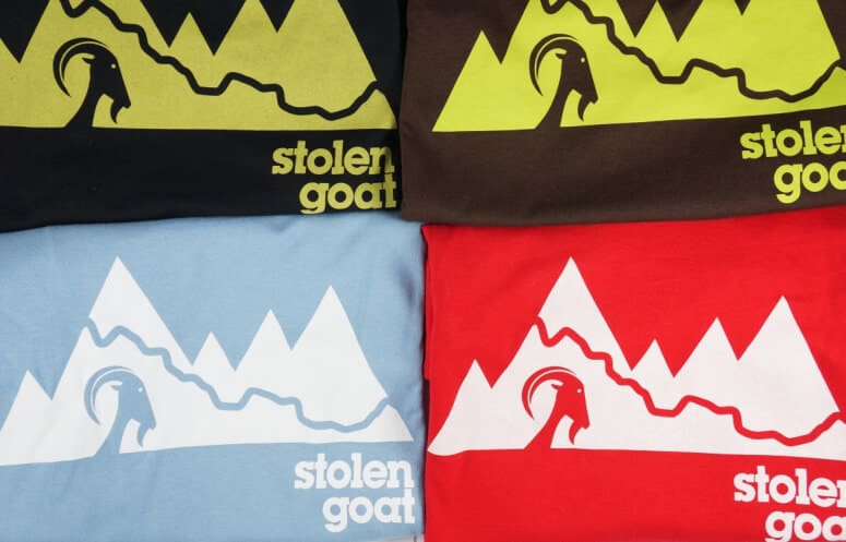 Stolen Goat Urban Cycling Clothing, Bicycle Art & Retro Bikes & Parts Stolen Goat T Shirts cycling