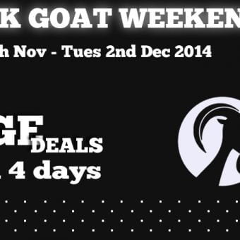 black goat featuring black friday cyber monday