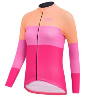 womens industry pink bodyline ls jersey - ls jerseys