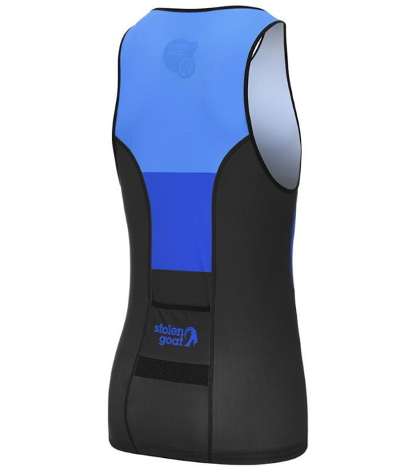 Men's Industry Blue Tri Top