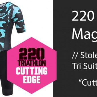 220 triathlon magazine award stolen goat tri suit cutting edge