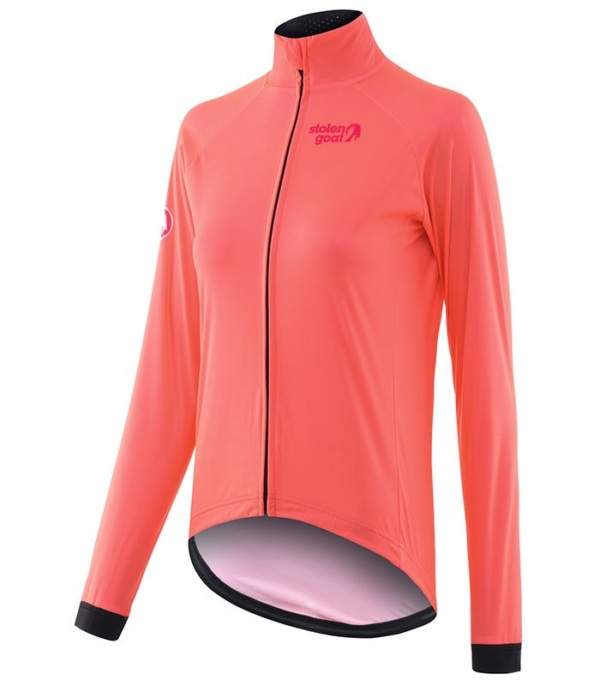 Women's Hot Coral Rain Cape