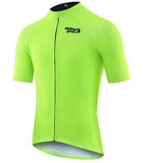 stolen goat fitch green men's CORE bodyline cycling jersey front