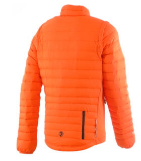 mens orange down jacket - jackets