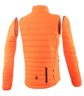 womens orange down jacket - jackets