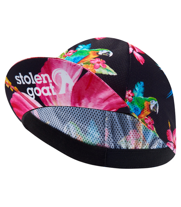 Elwood Black Cycling Cap