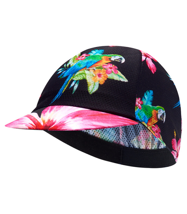 Elwood Black Cycling Cap