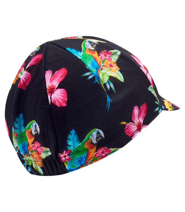 Elwood Black Cycling Cap