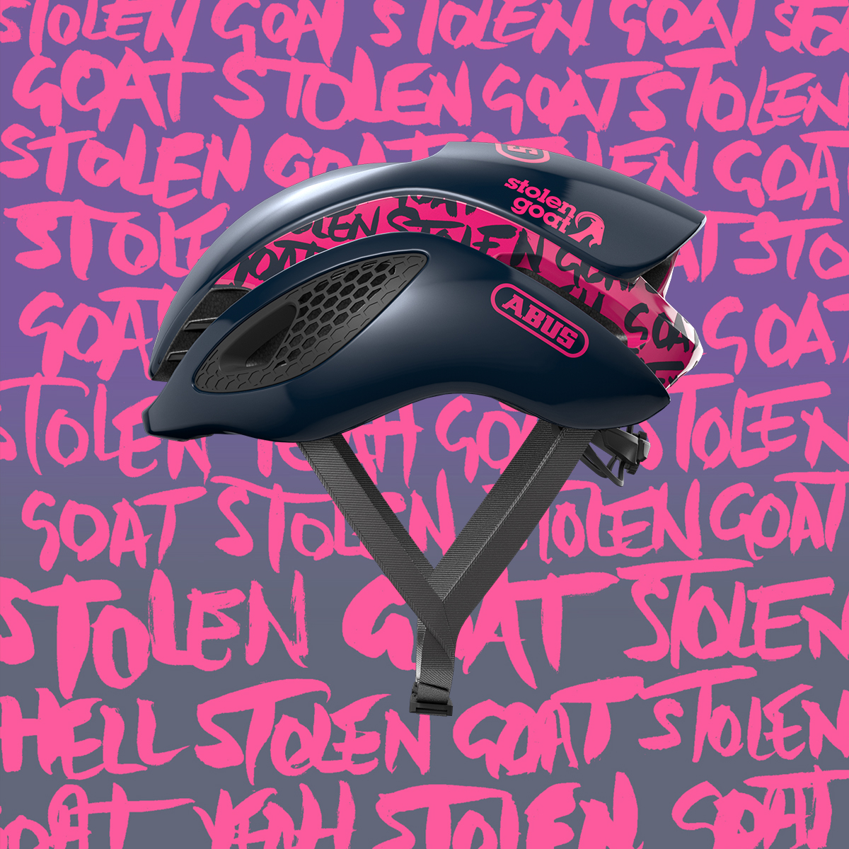 Limited Edition Stolen Goat Race Team Abus GameChanger Helmet