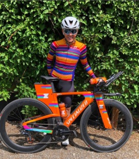 Yvonne Timewell wearing Nomad 22 jersey
