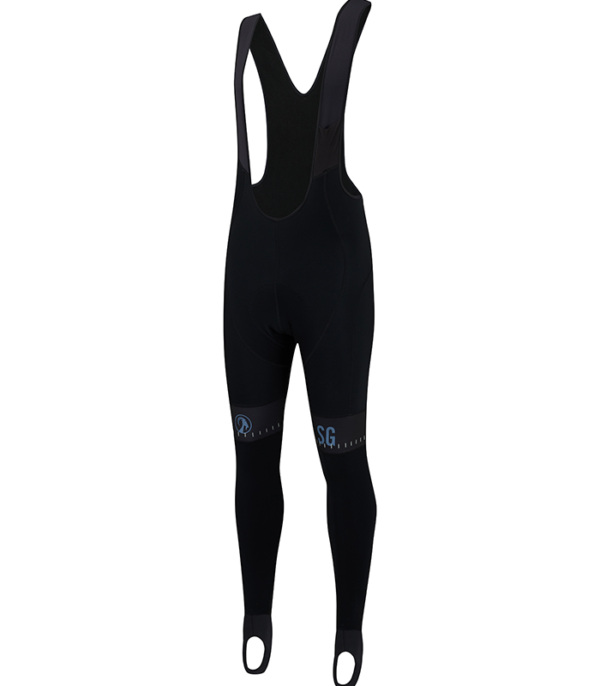 Men's Black Kiko Bodyline Bib Tights