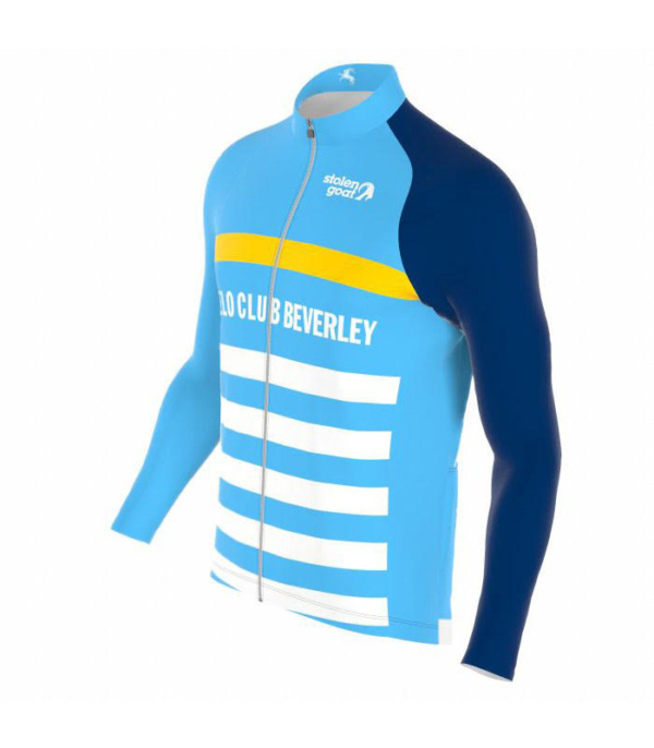 Men's Velo Club Beverley Stripes Ibex Bodyline LS Jersey