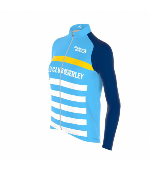 Women's Velo Club Beverley Stripes Ibex Bodyline LS Jersey