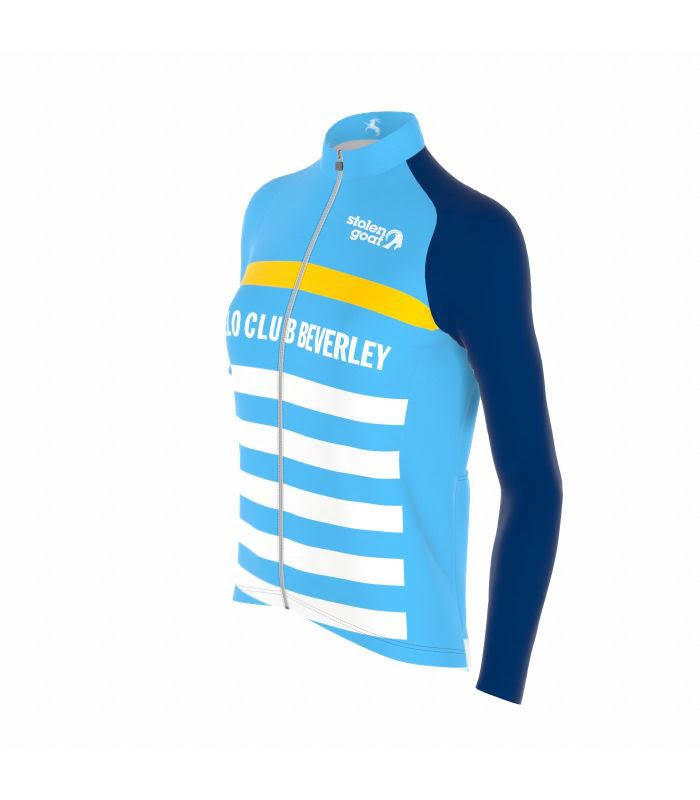 Women's Velo Club Beverley Stripes Ibex Bodyline LS Jersey