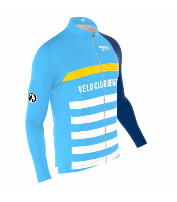 Men's Velo Club Beverley Stripes Ibex Bodyline LS Jersey