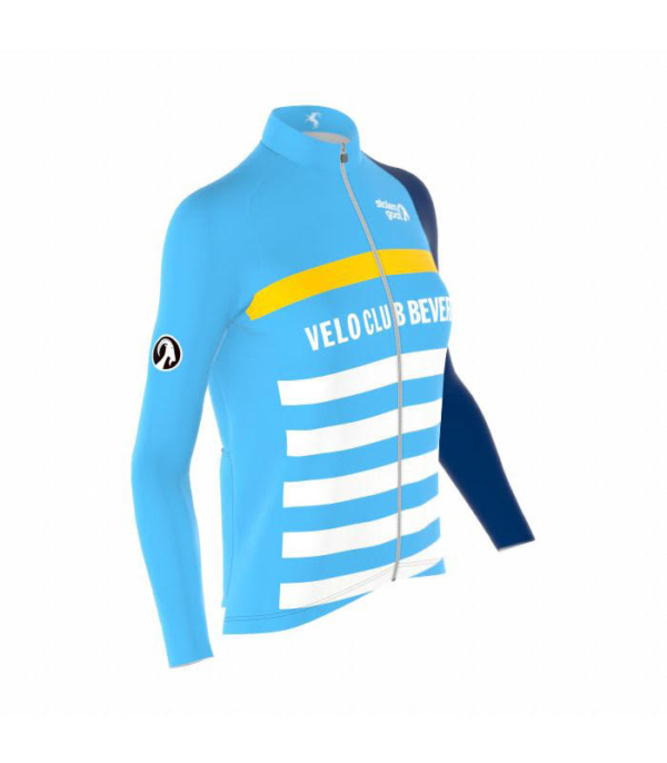 Women's Velo Club Beverley Stripes Ibex Bodyline LS Jersey