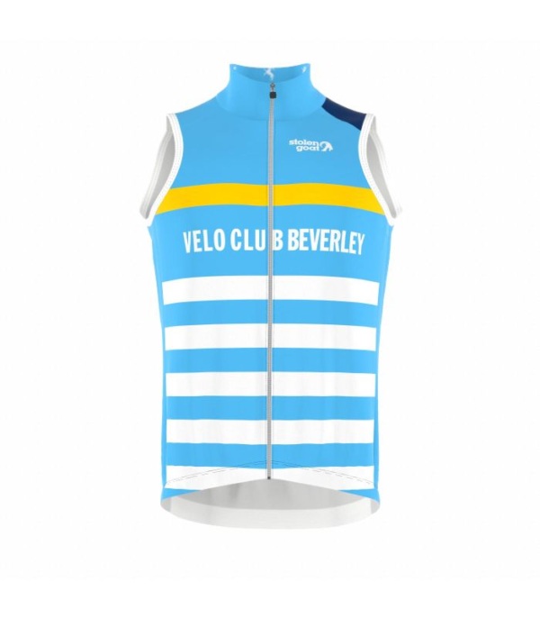 Men's Velo Club Beverley Stripes Ibex Bodyline Gilet