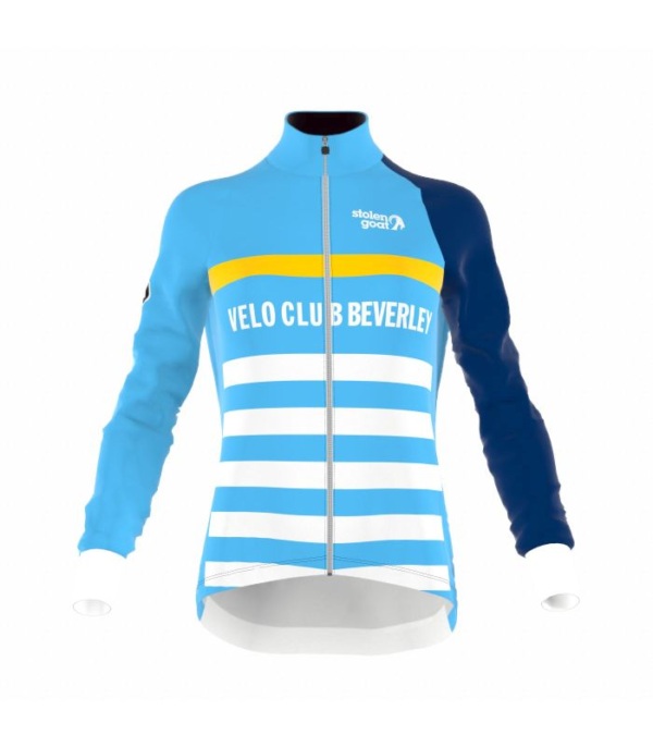 Women's Velo Club Beverley Stripes Kiko Bodyline LS Jersey
