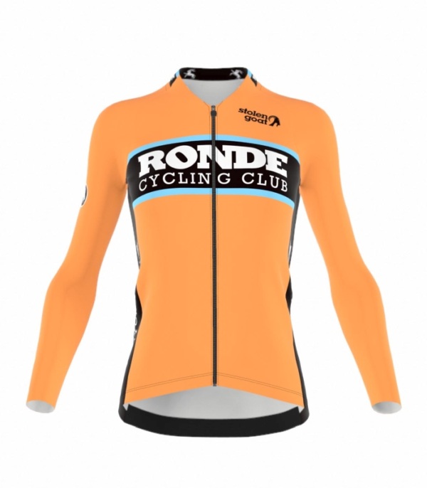 Women's Ronde CC Orange Ibex Bodyline LS Jersey