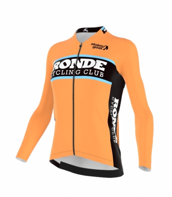 Women's Ronde CC Orange Ibex Bodyline LS Jersey