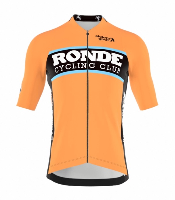 Men's Ronde CC Orange Ibex Bodyline SS Jersey