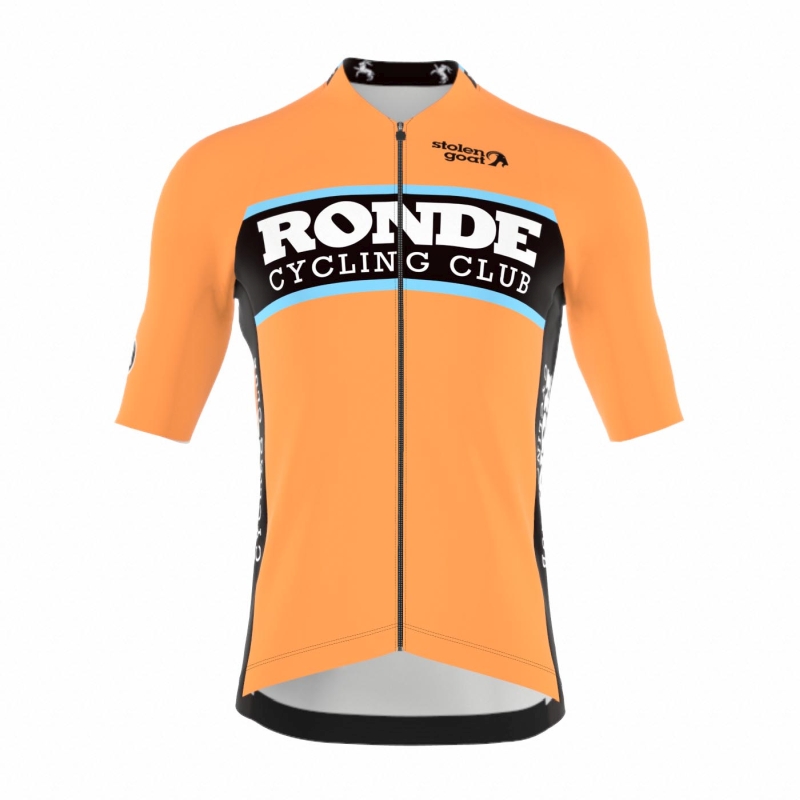 Men's Ronde CC Orange Ibex Bodyline SS Jersey