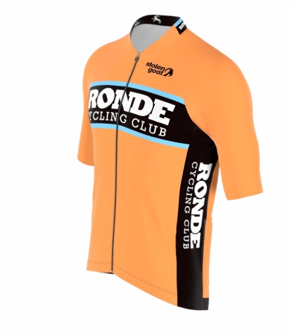 Men's Ronde CC Orange Ibex Bodyline SS Jersey