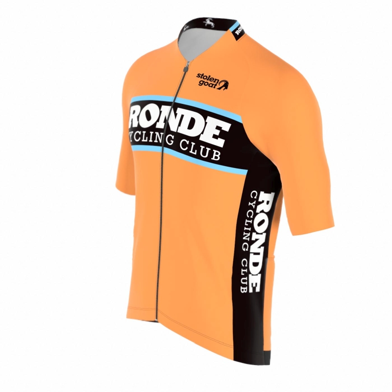 Men's Ronde CC Orange Ibex Bodyline SS Jersey