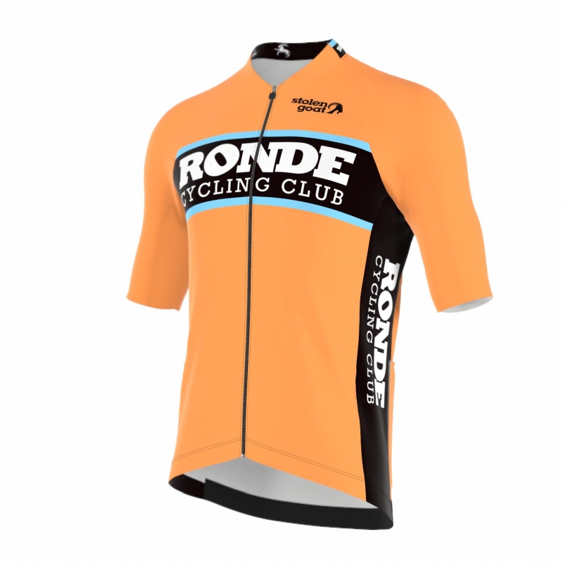 Men's Ronde CC Orange Ibex Bodyline SS Jersey