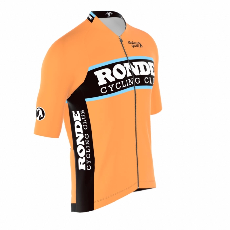 Men's Ronde CC Orange Ibex Bodyline SS Jersey