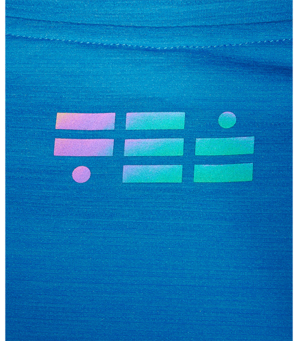 Men's Blue Long Sleeved Running Top