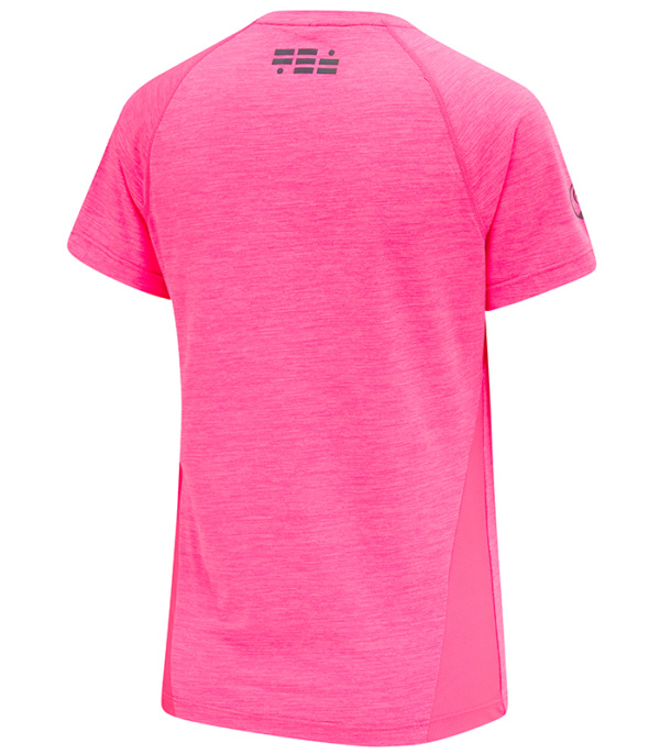 Women's Pink Short Sleeved Running Top
