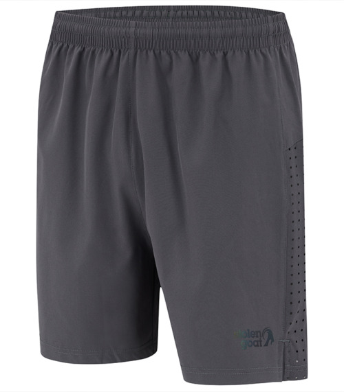 Men's charcoal grey 5 inch running shorts