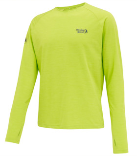 Men's green long sleeved running top
