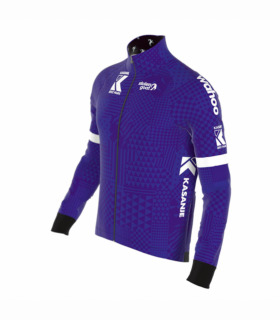 Men's purple Kasanje cycling alpine jacket