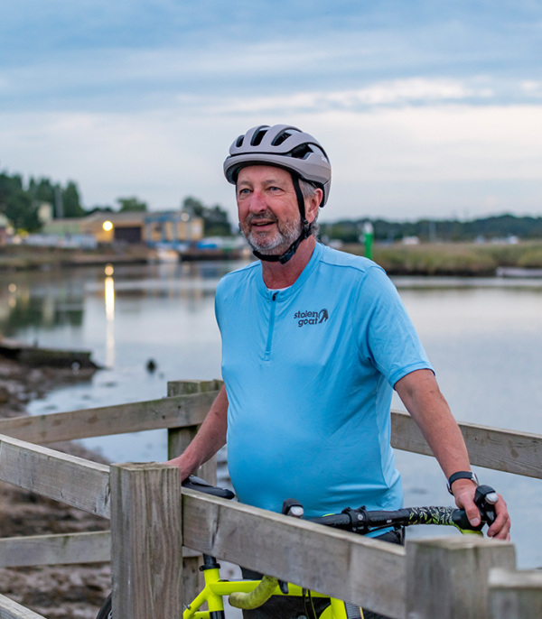 Men's Light Blue Gravel Jersey