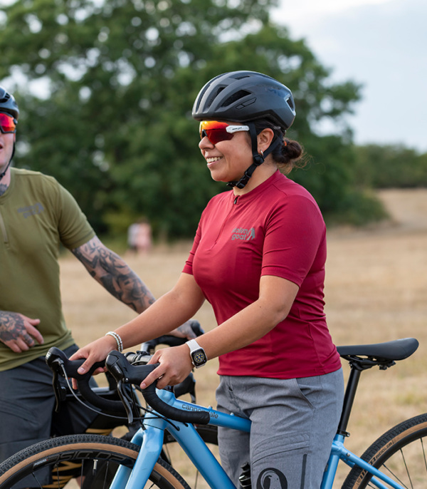 Women's Maroon Gravel Jersey