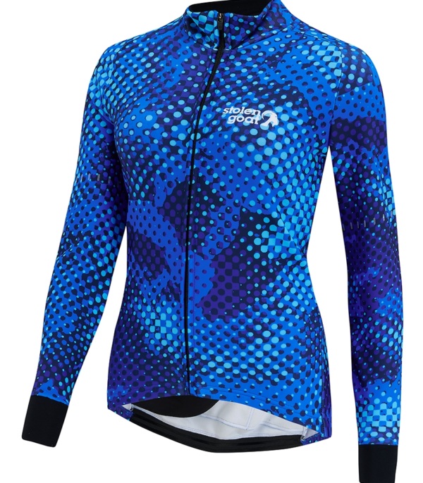 Women's Temples Blue Alpine Bodyline  Jacket