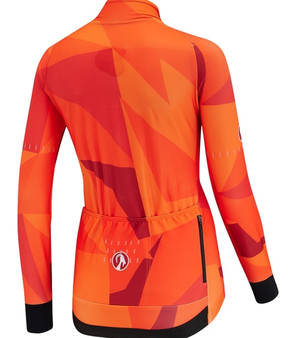 Women's Utopia Orange Kiko Bodyline LS Jersey