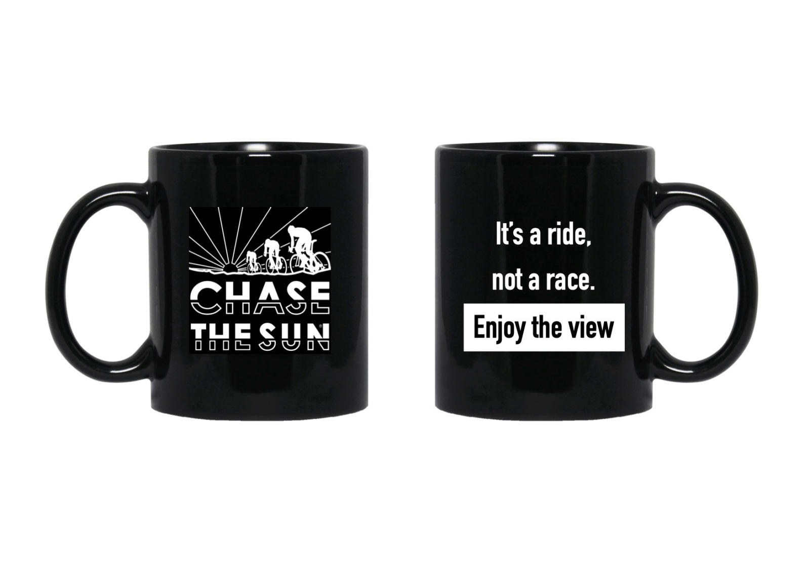Chase The Sun Ceramic Mug