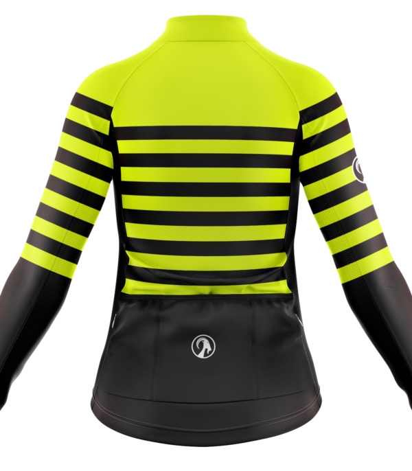 Women's Parallel Yellow Thermal LS Jersey