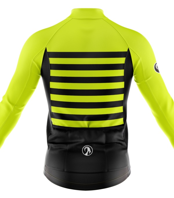 Men's Parallel Yellow Thermal LS Jersey